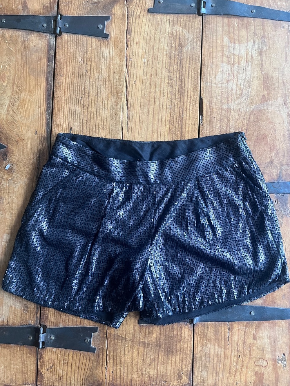 Charlotte Russe Black Sequin Women’s Shorts